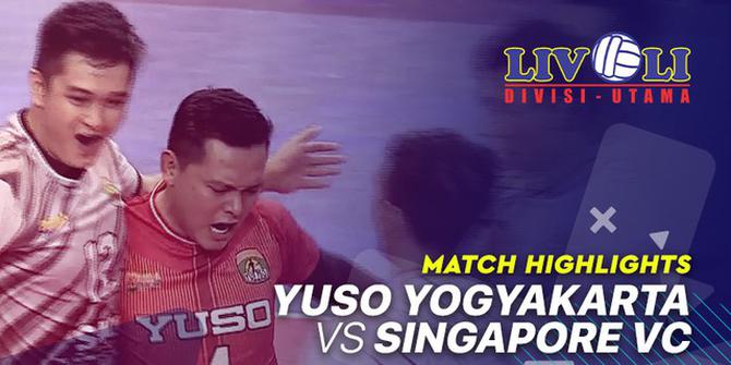 VIDEO: Highlights Livoli 2019, Yuso Yogyakarta vs Singapore VC 3-0
