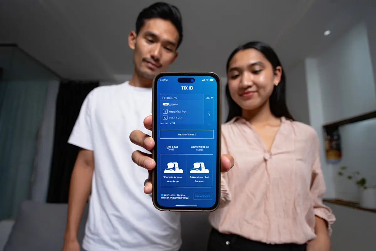 Cara beli tiket bioskop secara online (Foto: Reve Art AI)