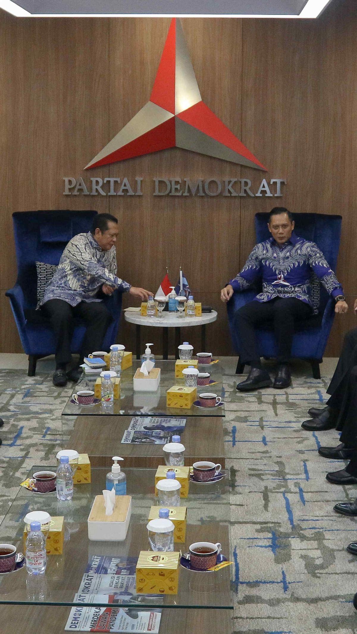 Menurut AHY, mereka juga menyoroti biaya politik yang semakin mahal serta pemilu yang lebih berkualitas.&nbsp;Foto: Liputan6.com/Herman Zakharia<br>