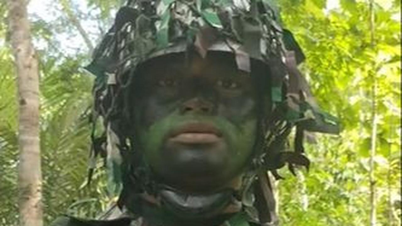 Prajurit Kamuflase Wajah