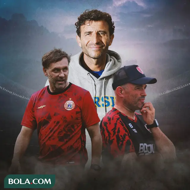 Ilustrasi - Thomas Doll, Luis Milla, Bernardo Tavares