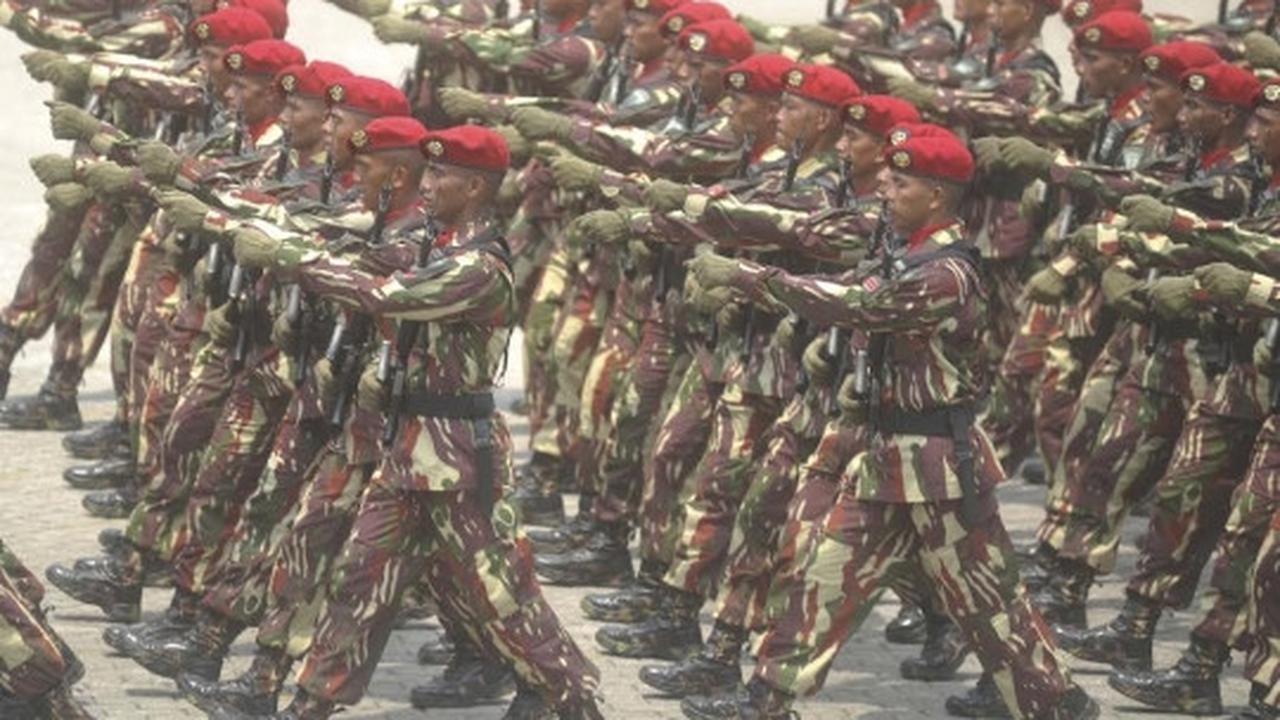 Aksi tiga pasukan elit di HUT TNI ke-70