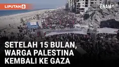 Ribuan Warga Palestina Kembali ke Jalur Gaza