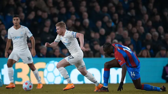 Manchester City Bermain Imban di Markas Crystal Palace