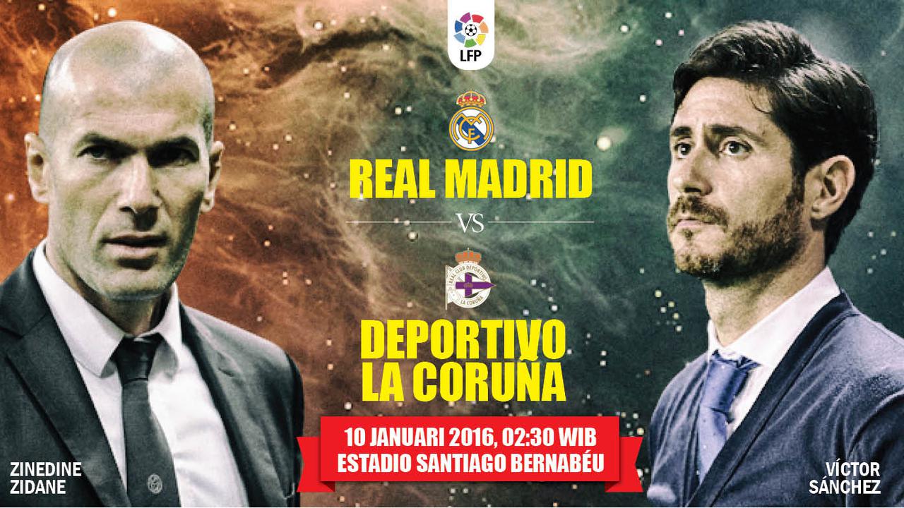Banner Real Madrid vs Deportivo La Coruña