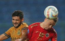FOTO: Sengit, Laga Persija Jakarta Vs Bhayangkara FC di BRI Liga 1 Berakhir Imbang 2-2
