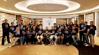 Sejumlah Pimpinan media yang tergabung dalam AMSI menghadiri acara diskusi kelompok terfokus (FGD) dan penandatanganan komitmen bersama anggota Asosiasi Media Siber Indonesia (AMSI) mengadopsi dan memenuhi trustworthy news indicators, di Hotel Ashley Menteng Jakarta.