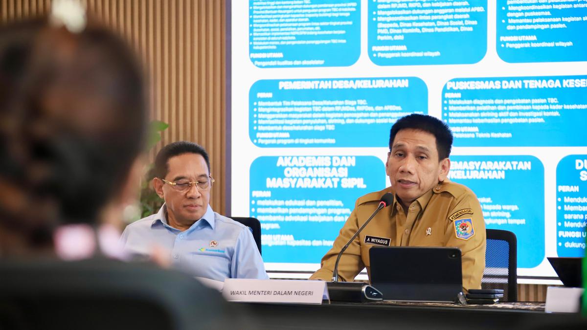 Wamendagri Wiyagus Desak Pemda Perkuat Komitmen untuk Percepatan Penuntasan TBC