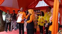 Jakarta Love Risma (Jaklovers) berkumpul mendukung Risma (Liputan6.com/Putu Merta)