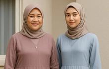 6 Ide Gamis V Neck Terbaru yang Cocok untuk Segala Usia, Beri Kesan Modern pada Busana Muslim