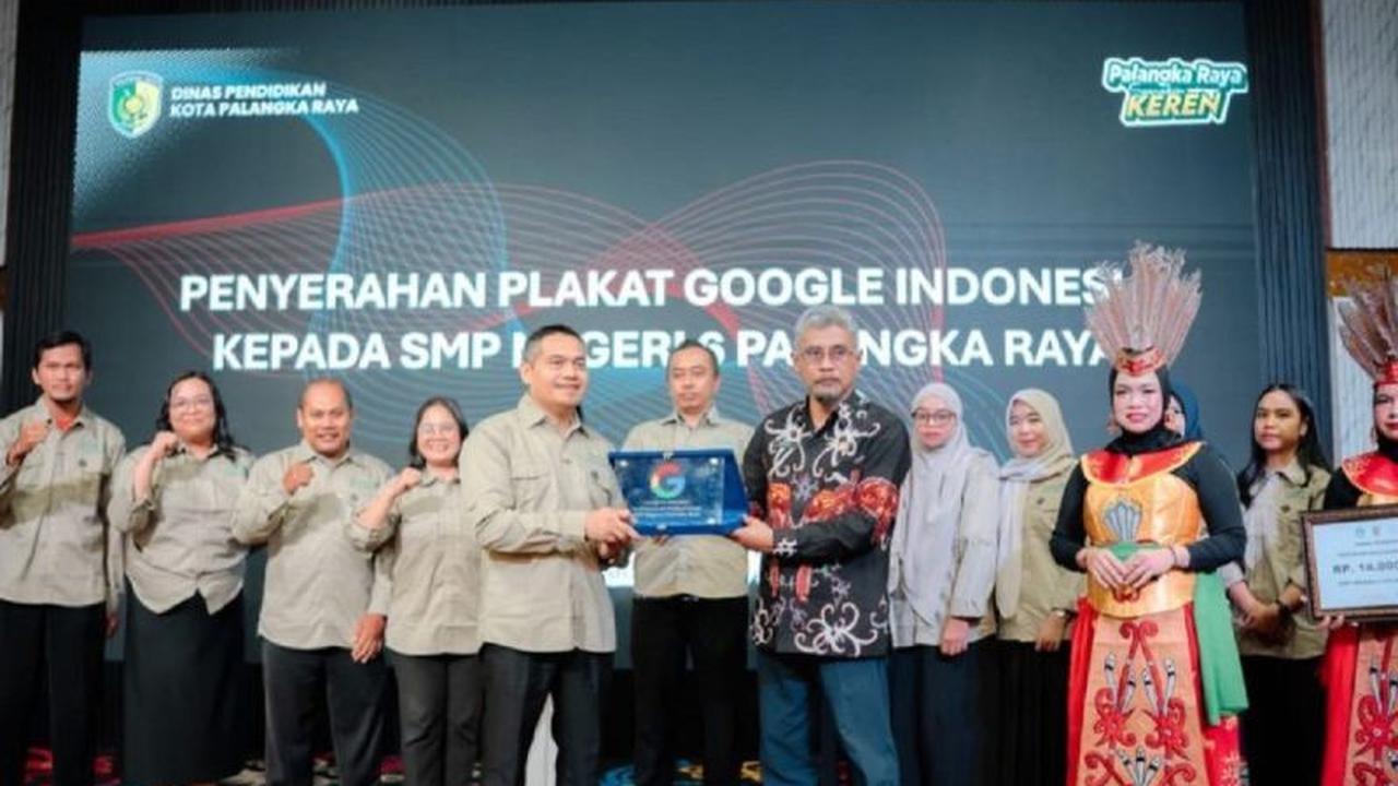 SMP Negeri 6 Palangka Raya Resmi Jadi Sekolah Rujukan Google Pertama di Kalteng