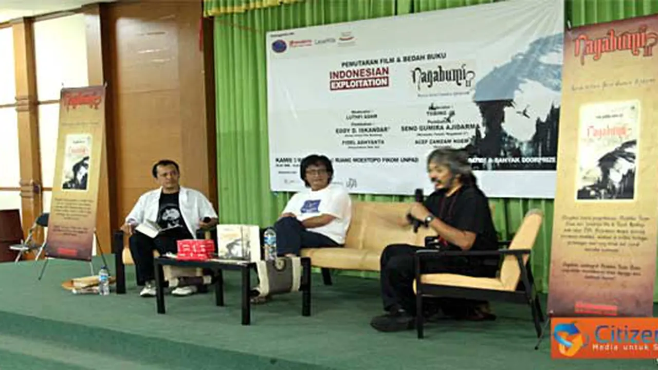 Melek Sastra bersama Seno Gumira Ajidarma