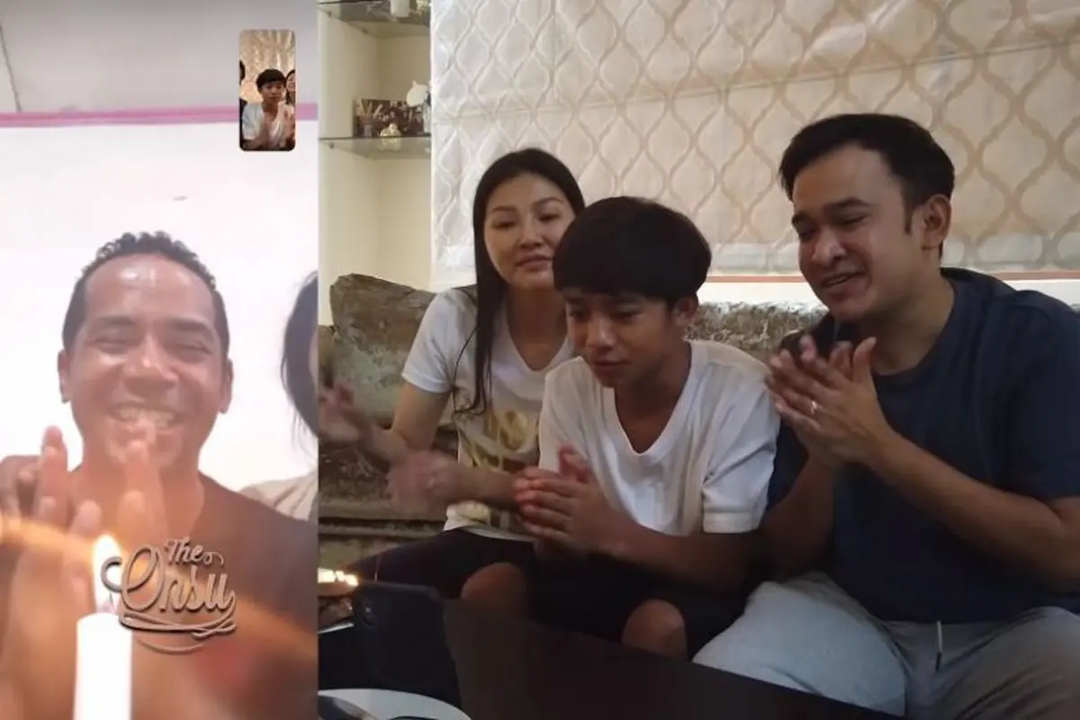 Momen Betrand Peto beri kejutan virtual untuk Ayah Kandung