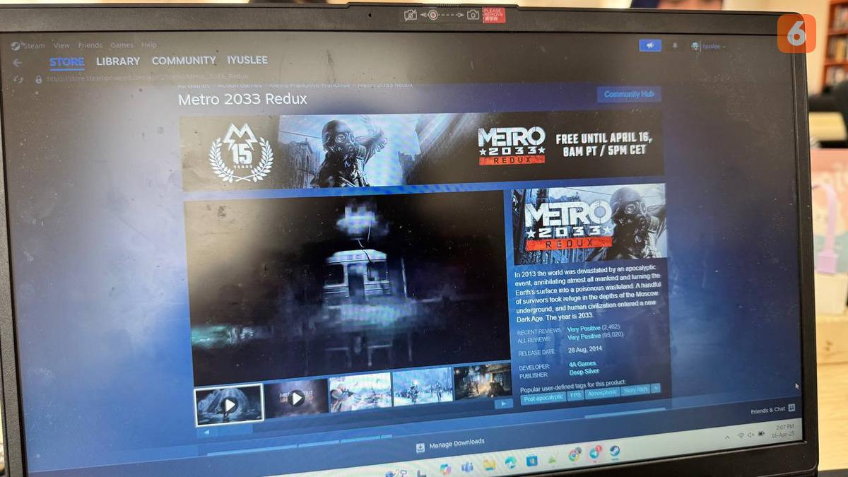 Metro 2033 Redux Gratis di Steam dan Xbox! Klaim Sekarang Sebelum Terlambat