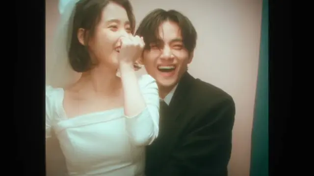 Kolaborasi IU dan V BTS di MV berjudul Love Wins All. (Dok: YouTube IU Official)