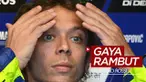 Berita video beragam gaya rambut yang ditampilkan bintang MotoGP, Valentino Rossi, dari masa ke masa.