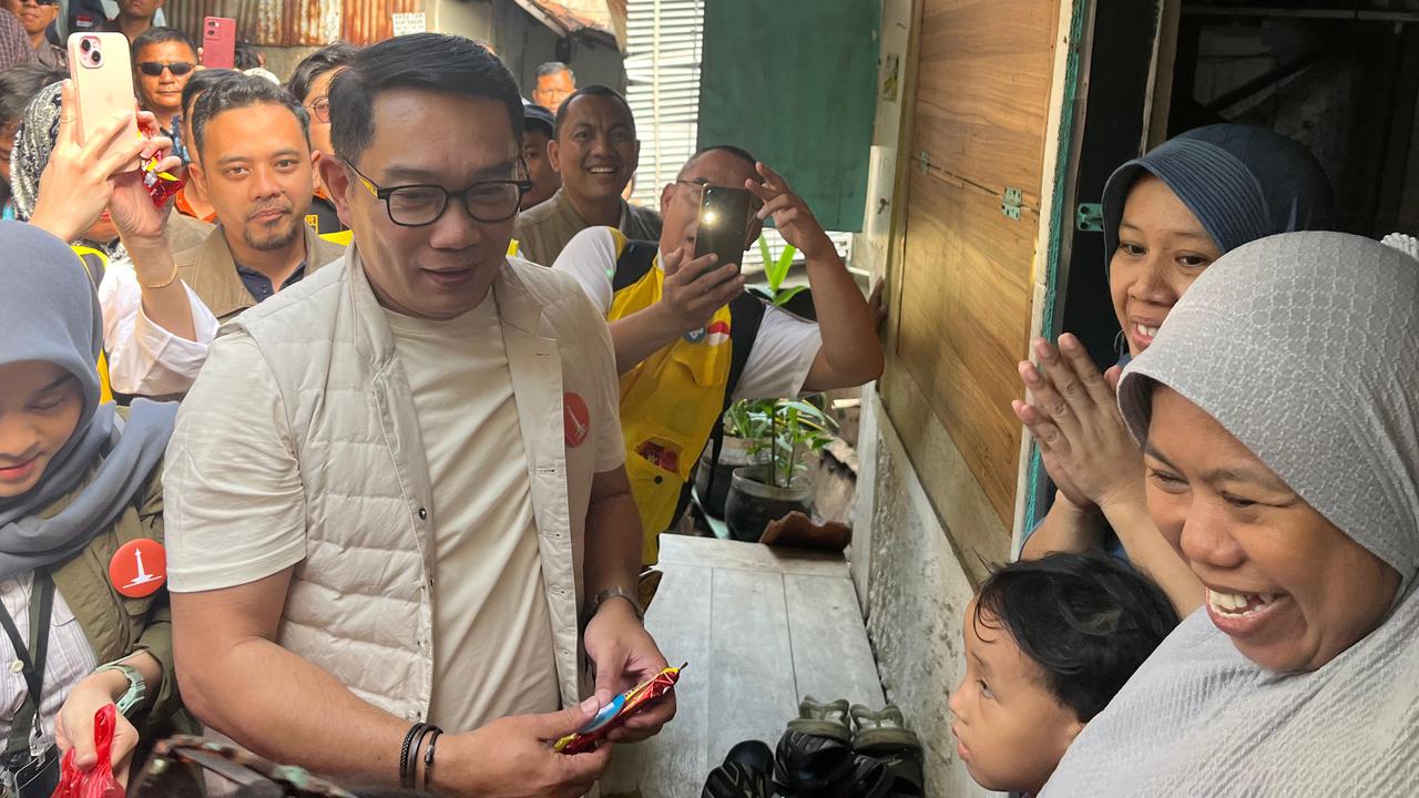 Ridwan Kamil Janjikan Pinjaman Usaha ke Ibu-Ibu di Pancoran: Dikasih Rp10 Juta Enggak Ada Bunga