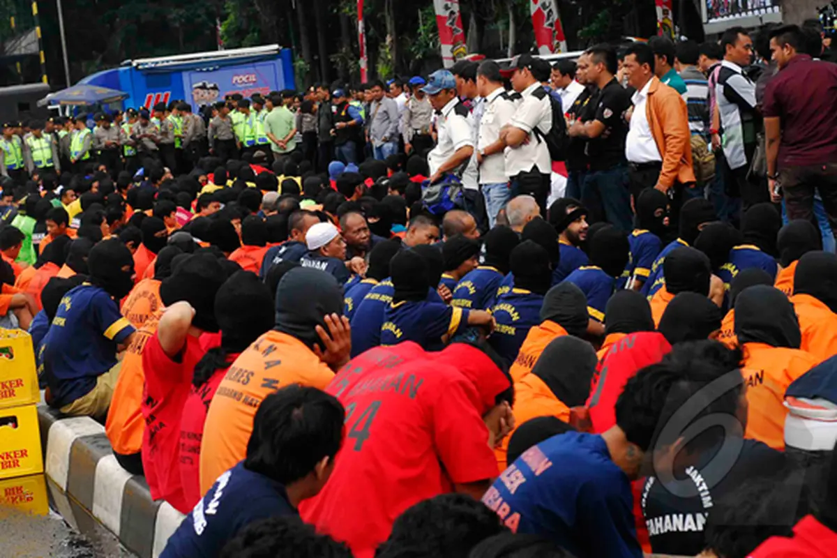 Polda Metro Jaya Amankan Ratusan Preman 