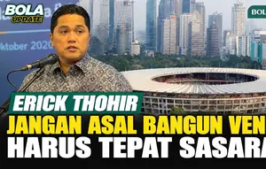 Erick Thohir Minta Pusat dan Daerah Sinkronkan Program Olahraga, Pembangunan Fasilitas Harus Sesuai Kebutuhan