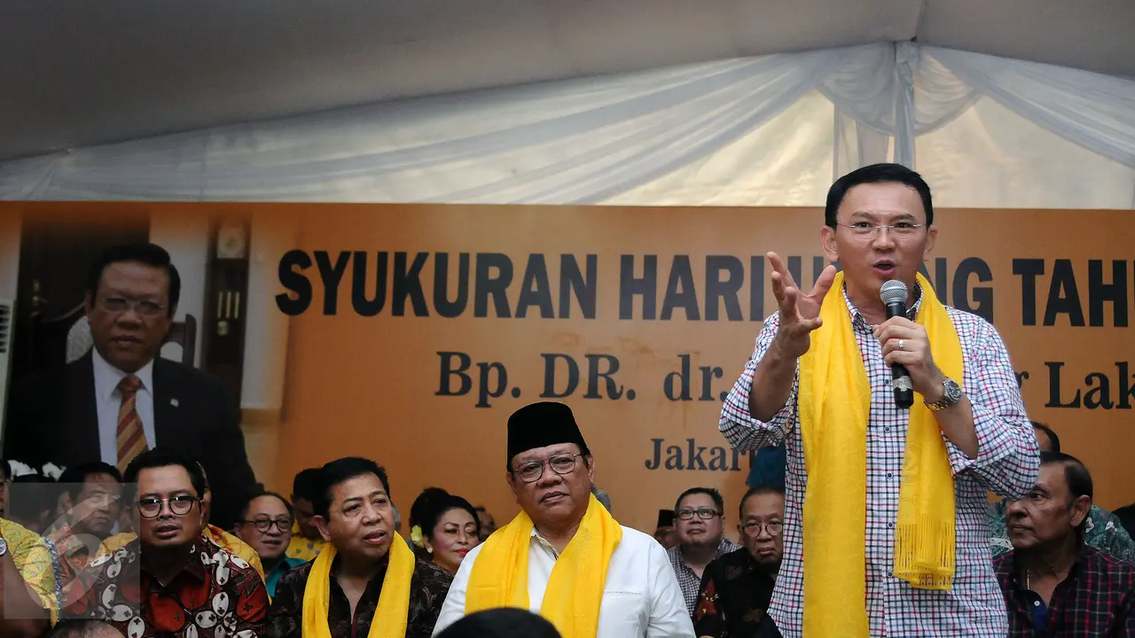 Petahana Gubernur DKI Jakarta Basuki Tjahaja Purnama atau Ahok. (Liputan6.com/Helmi Fithriansyah)