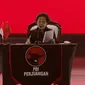 Ketua Umum PDIP Megawati Soekarnoputri menyampaikan pidato politik dalam pembukaan Rakernas ke-5 PDIP di Beach City International Stadium Ancol, Jakarta, pada Jumat (24/5/2024). (Dok. Tangkapan Layar Youtube PDIP)