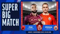 Jadwal dan Live Streaming PSM Makassar vs Persija Jakarta di Vidio