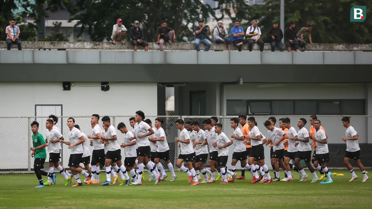 Latihan Timnas Indonesia U-22 untuk SEA Games 2023