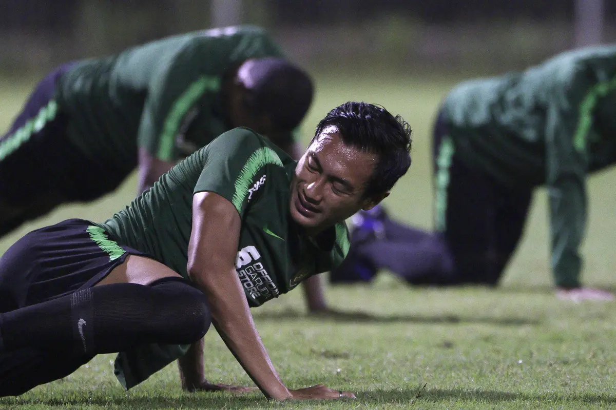 Latihan Timnas Indonesia