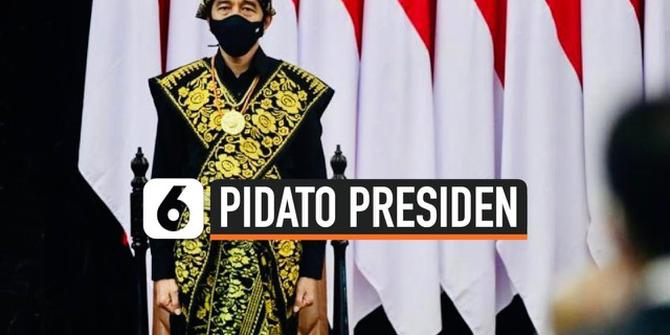 VIDEO: Jokowi Pakai Baju Adat NTT di Sidang Tahunan MPR 2020