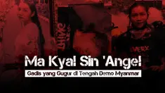 Sorotan tertuju pada seorang gadis remaja di tengah demo dan serangan brutal aparat.