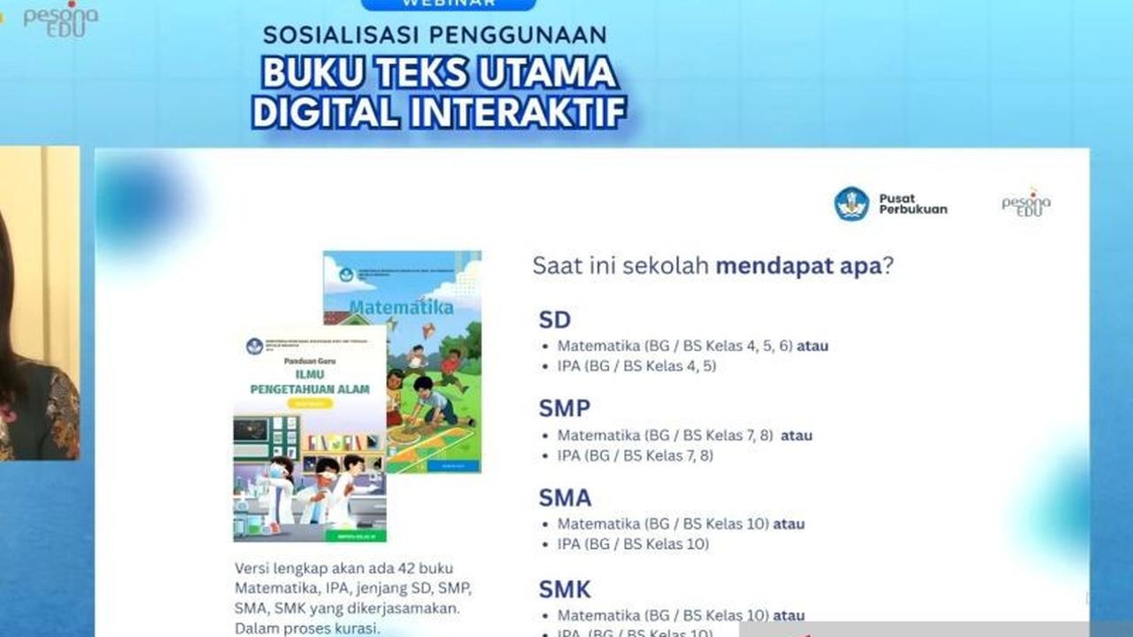 Kemendikdasmen Sosialisasikan Buku Teks Digital Interaktif, Perkaya Proses Belajar Mengajar
