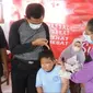 Binda Papua Barat menggelar vaksinasi anak. (Istimewa)