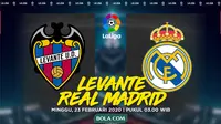 La Liga: Levante vs Real Madrid. (Bola.com/Dody Iryawan)