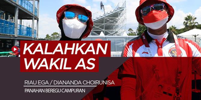 VIDEO: Komentar Riau Ega dan Diananda Choirunisa Usai Menang atas Wakil Amerika Serikat di Olimpiade Tokyo 2020