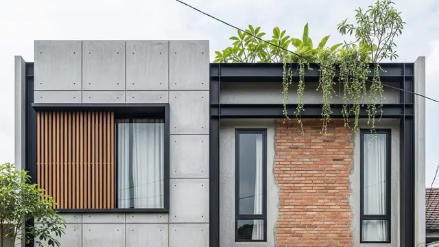 Model Rumah Mungil Tapi Terlihat Megah Dengan Fasad Modern Minimalis