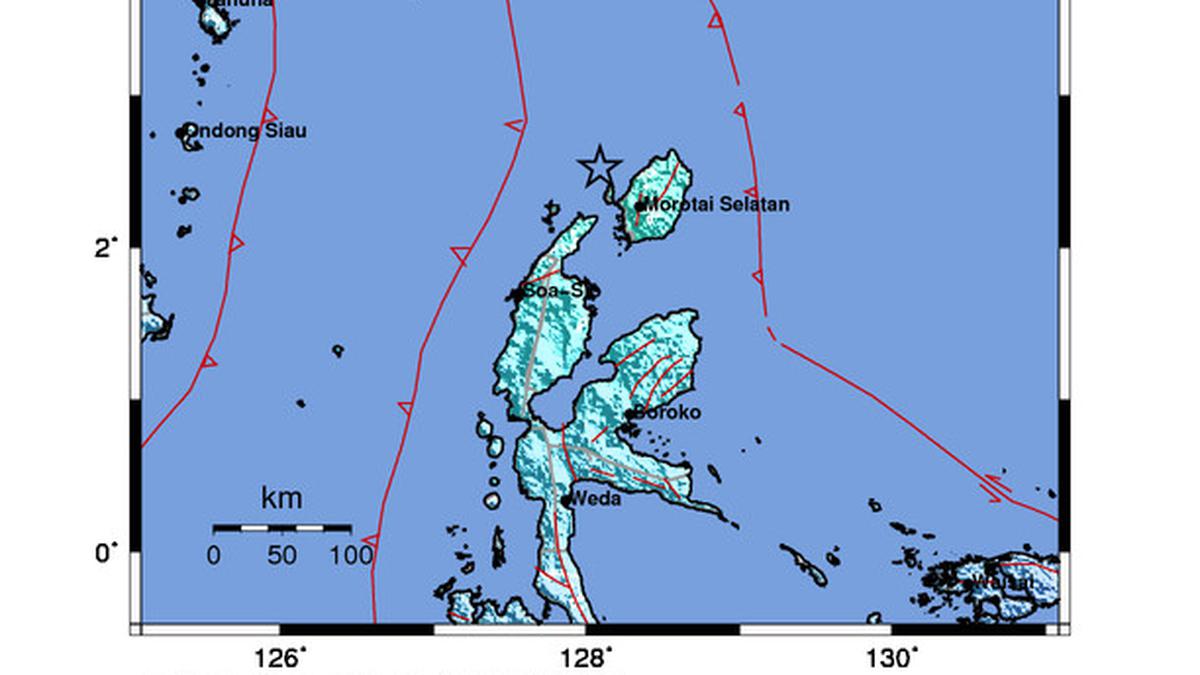 Gempa Magnitudo 6,2 Guncang Maluku Utara