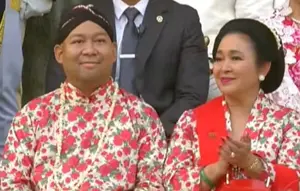 Didit Prabowo dan Titiek Soeharto Kompak Berbunga-bunga Hadiri Upacara HUT ke-81 RI di Istana Merdeka