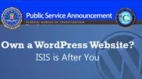 Laman WordPress pengguna dapat dikendalikan hacker dan dimanfaatkan untuk menyebarkan propaganda ISIS.