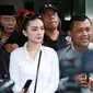 Foto preskon pencabutan laporan kasus Zaskia Gotik (Deki Prayoga/bintang.com)