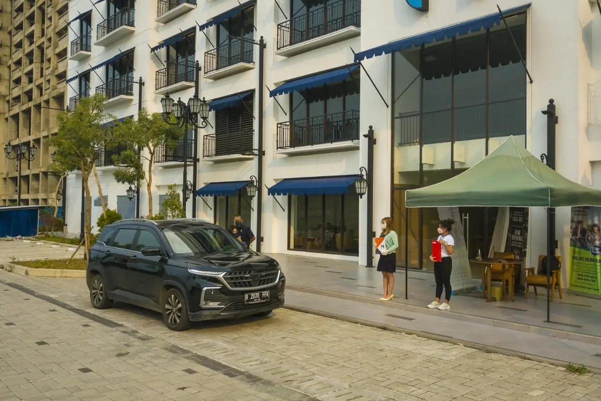 Konsumen Meikarta tetap bisa melakukan akad kredit dengan mudah lewat layanan Nobu Drive Thru. (Dok Lippo)