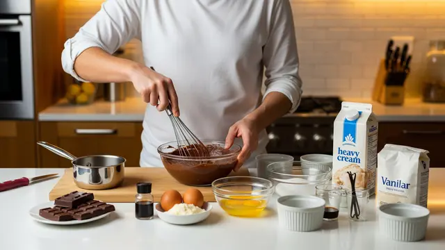 Membuat Chocolate Mousse Tanpa Mixer