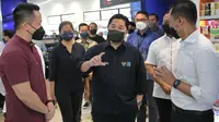 Erick Thohir kunjungi Klinik Kima Farma di Bendungan Hilir Jakarta, Rabu, 23 Februari 2022. (Foto: Istimewa)