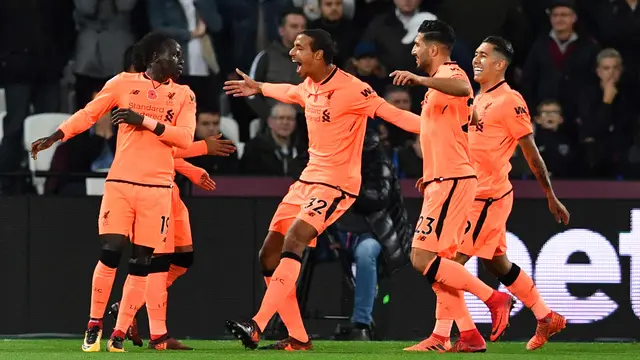 Liga Inggris-West Ham-Liverpool