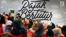 400 siswa dari 4 kampus di Jakarta mengikuti sosialisasi tentang Pajak Bertutur yang di selenggarakan oleh Dirjen Pajak Jakarta Barat, Jumat (11/8). (Liputan6.com/Johan Tallo)