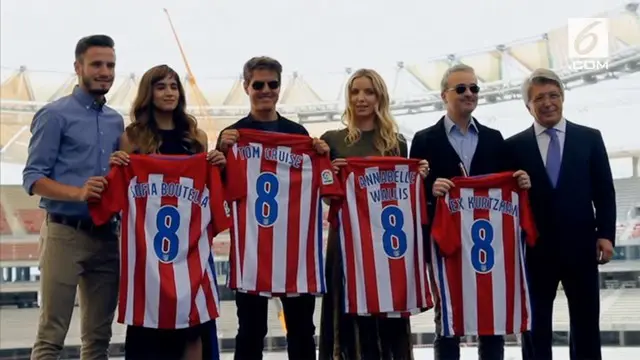 Tom Cruise Terpukau Markas Baru Atletico Madrid
