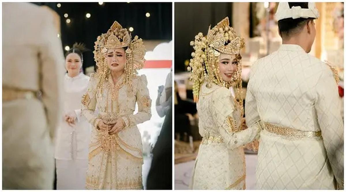 6 Potret Pernikahan Aulia DA dan Cahu, Akad Nikah Hingga Resepsi Digelar Mewah
