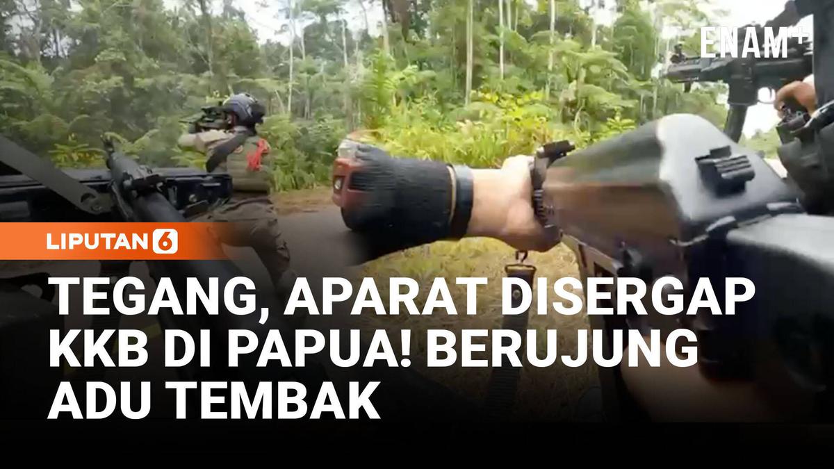 Tegang, Aparat Disergap KKB di Papua! Berujung Adu Tembak