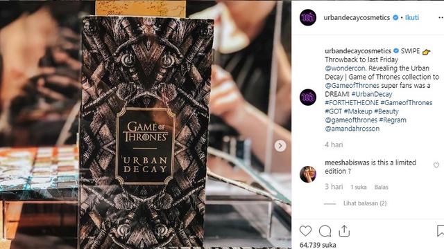 4 Produk Ini Rilis Koleksi Bertema Game Of Thrones Tertarik Beli Citizen6 Liputan6 Com