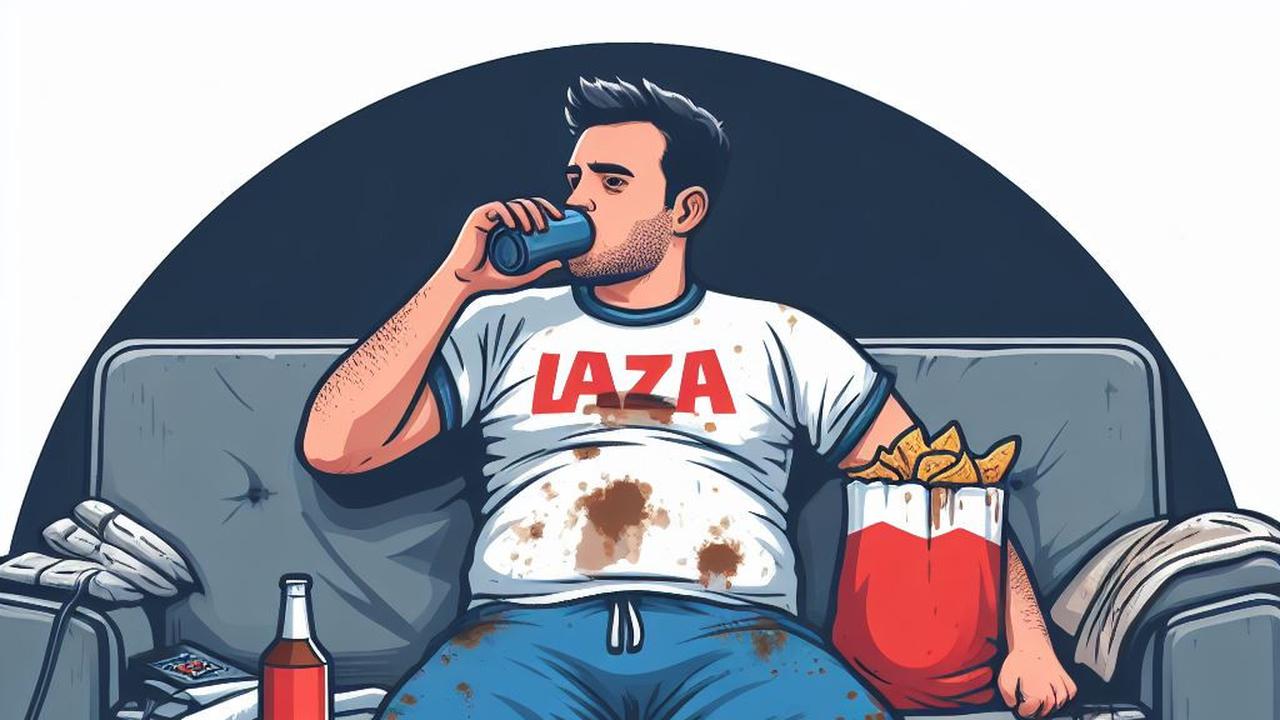 Ilustrasi Gaya Hidup Kurang Gerak