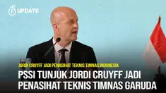 Mantan pemain Barcelona Jordi Cruyff mengungkap tugas dan tanggung jawab utamanya sebagai penasihat teknis Timnas Indonesia usai diperkenalkan secara resmi oleh PSSI pada Selasa (11/3/2025).